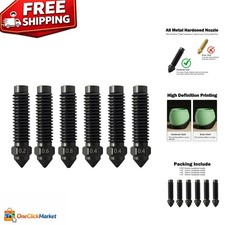 Versatile 6PCS Hardened Nozzles (0.2 to 0.8MM) for Centauri Carbon/CC/CC2 Models picture