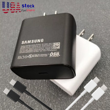 Original Samsung 45W Super Fast Charger Adapter USB-C Cable Galaxy S25 S24 Ultra picture
