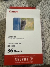 Canon KC-36IP Color Ink and Paper Set for SELPHY CP Series Compact Photo Printer picture