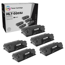LD 5PK MLT-D203U Ultra High Yield Black Toner for Samsung SL-M4070FR SL-M4020ND picture