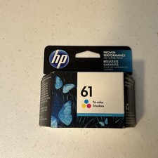 HP 61 Tri-Color Ink Genuine OEM New in Box Expired Warranty Date 8/2022 picture