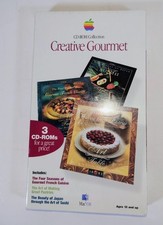 Vtg Apple Creative Gourmet CD-ROM Collection , 3CD-ROMs M4298LL/A picture