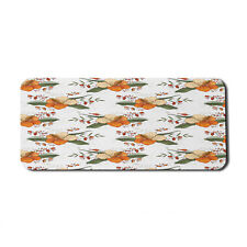 Ambesonne Floral Pattern Rectangle Non-Slip Mousepad, 35