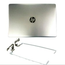 Silver LCD Back Cover Top Rear +Hinges For HP 15-bs060wm 15-bs070wm 15-bs080wm picture