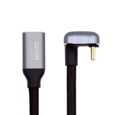 Cablecc USB C to C Cable USB 3.2 Type C 10Gbps 100W U Shape Angled Data Cable picture