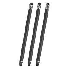 3 Pcs Stylus Pens for Touch Screens, 2 in 1 Universal Capacitive Stylus, Black picture