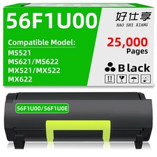 56F1U0E Toner Cartridge Compatible for Lexmark 56F1U00 56F0UA0 MX521 MX522 MX622 picture