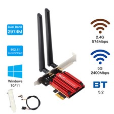 Intel AX200 WiFi 6 Card AX3000Mbps PCIe Dual Band 802.11AX Bluetooth 5.2 Adapter picture