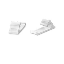 Nylon Siding Clips for Coax Cable Snap in Home Wire Management White 50 Pack picture