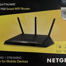 NETGEAR NIGHTHAWK R6700-100NAS | AC1750 4-STREAM WIRELESS WIFI 5 SMART ROUTER picture