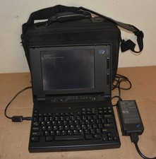 IBM PS/2 Note N51 SX 386 Laptop Working w/ Fitted Case Vintage DOS picture