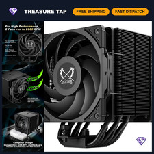 High-Performance CPU Air Cooler, Dual Fan, Intel LGA1700/1151, AMD AM5/AM4, 120m picture
