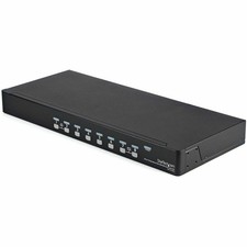 StarTech 8 Port 1U Rackmount USB KVM Switch Kit with OSD and Cables, TAA picture