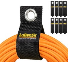 9 Pack Extension Cord Holder, 17-Inch for Garage Organization picture