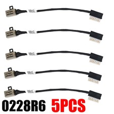 5 X New DC Power Jack Socket Cable For Dell Inspiron 15 3593 DC301012300 0228R6 picture