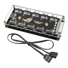 5V 3-Pin RGB 10 Hub Splitter SATA Power Interface ARGB Adapter Extension Cable B picture