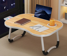 S Laptop Bed Table Portable Foldable Laptop Bed Table With Storage Drawers picture
