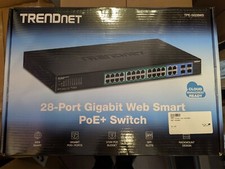 *BRAND NEW* TRENDnet TPE-5028WS 28-Port Gigabit Web Smart PoE+ Switch (370W) L2 picture