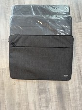 Lot of 2 Acer 16 “ Laptop Sleeves Black Padded Zipper Cases NEW SEALED picture