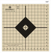 Thermal Zeroing Target with Sticky Adhesive Base (6 X 6 Inch, 10-Pack) picture