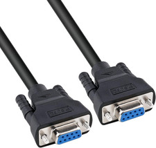 15 Ft Straight through Serial DB9 Cable Female to Female 9 Pin COM Port Cord for picture