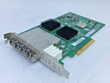 Qlogic QLE2564 4 Port FC HBA PCI-E2 x8 8Gb PX4810402-06 E w/ 4 Transceivers picture
