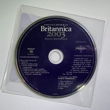 NEW FACTORY SEALED Encyclopedia Britannica 2003 Ready Reference CD PNR 8W037 picture