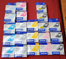 BRAND NEW GENUINE Lot 21 EPSON Stylus Photo 2200 Ink Cartridges T034 ALL EXPIRED picture