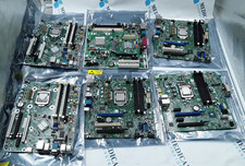 Lot of 5 Intel Core & 1 AMD CPU on 3 Dell & 3HP Motherboards picture