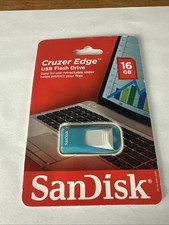 SanDisk Cruzer Edge USB Flash Drive 16 GB NEW SEALED Genuine Easy Use Universal picture