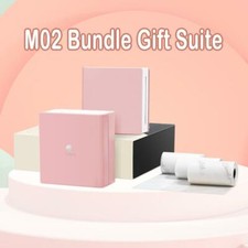 Phomemo M02 Mini Bluetooth Handheld Thermal Photo Printer + 3 Roll Sticker Paper picture