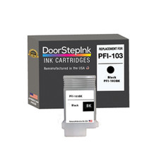 DoorStepInk Compatible Ink Cartridges For Canon PFI-103 Black 130ml-USA picture