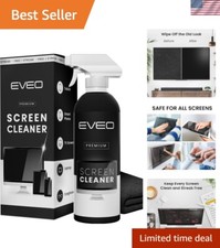 Effortless Streak-Free Cleaning Kit for All Devices - 6.7 Oz Spray & Cloth picture