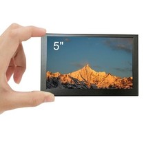 Touch Screen Monitor 5'' 800 x 400 HD IPS Monitor USB Small LCD Display DC 5V/2A picture