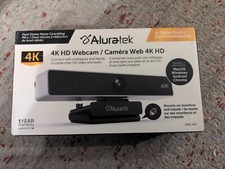 Aluratek Live 4K Webcam - Black/Silver (AWC4KF) picture