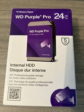 WD Purple PRO 24TB Internal Hard Drive 7200RPM/512Mb Surveillance 3.5