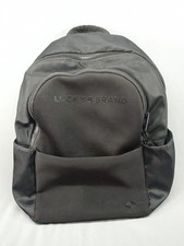 Lucky Brand Black Laptop Backpack Mens Travel Commuter Bookbag Work School Bag picture