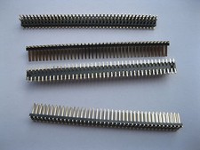100 pcs Gold Plated SMD SMT 1.27mm Breakable Male Pin Header 2x40 80pin Dual Row picture