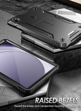 For Samsung Galaxy Tab A9 Case Poetic with Kickstand Shockproof Rugged Black picture