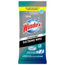 Windex Electronics Cleaning Wipes, Pre-Moistened Screen Wipes for TVs, picture