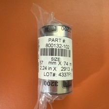 Zebra 800132-102 56.9mm x 74m 3200 Wax/Resin Ribbon picture