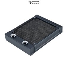 OCOCOO 120mm PC Water Cooling Radiator Aluminum G1/4 12 Channels White picture