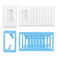 Brush Wall Plate with Mounting Bracket 10-Pack picture