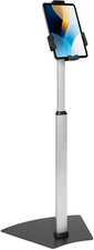 Mount-It Anti-Theft Universal Tablet Floor Stand Kiosk, Retail POS, Silver picture