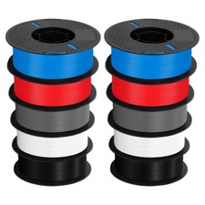 10KG Kingroon PLA PETG 3D Printer Filament 1.75 mm Bundles 10 Spool 1KG Red Roll picture