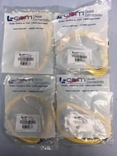 4 NEW L-COM SFODLC-CL-02 9/125 Single Mode Fiber Optic Cable Dual LC/Dual LC 2M picture