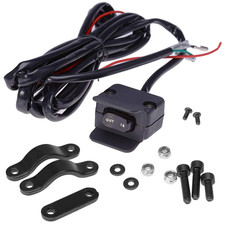 12V Winch Rocker Thumb Switch with Mounting Bracket Handle Bar Control Switch fo picture