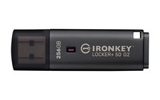 Kingston Technology IronKey 256GB Locker Plus 50 G2, FIPS 197, AES-256 picture