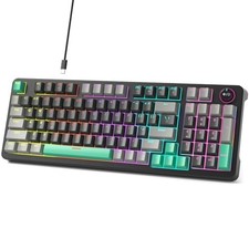AK96 Black 96% Mechanical Keyboard - Customizable, Multi-System & Hot-Swappable picture