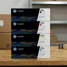 HP 410A Toner 4-Pack | Black Cyan Magenta Yellow | For M477fdw M452dn picture